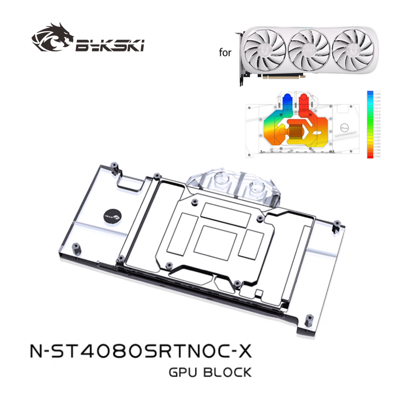 Rtx 4080 Water Cooling Block - Bykski N-ST4080SRTNOC-X bloque GPU para ZOTAC