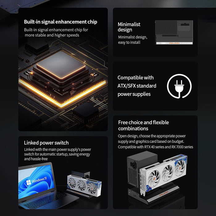 Estación de acoplamiento de ta - Oculink Gpu Dock Station reseña y precio